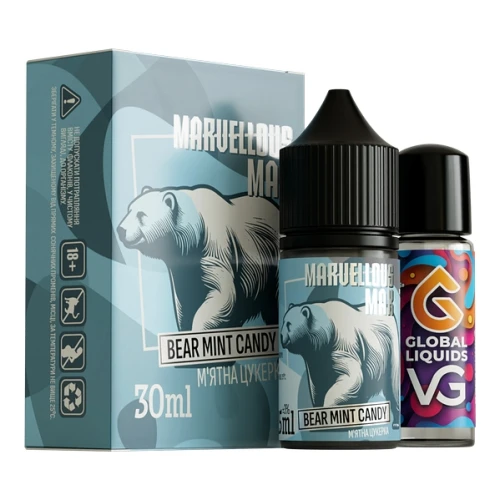 Набор Для Самозамеса Marvellous Max Bear Mint Candy (Беар Мята Конфеты) 30 мл купить