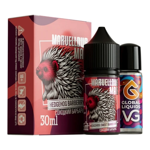 Набор Для Самозамеса Marvellous Max Hedgehog Sweet Barberry (Хэджхог Сладкий Барбарис) 30 мл купить