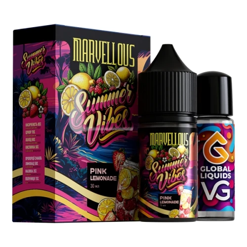 Набір Для Самозамісу Marvellous Summer Vibes Pink Lemonade (Рожевий Лимонад) 30 мл купить