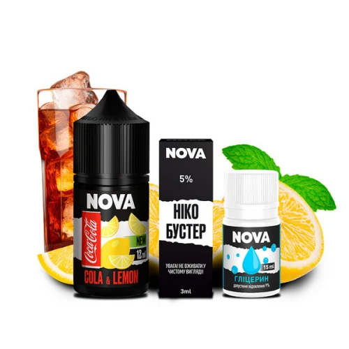 Набір Для Самозамісу Nova Cola Lemon (Кола Лимон) 30 мл купить