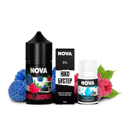 Набір Для Самозамісу Nova Double Raspberry (Дабл Малина) 30 мл купить