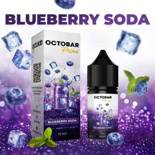 Набор Для Самозамеса Octobar Prime Blueberry Soda (Черника Сода) 30 мл купить