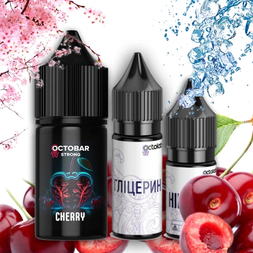 Набор Для Самозамеса Octobar Strong Cherry (Вишня) 30 мл купить