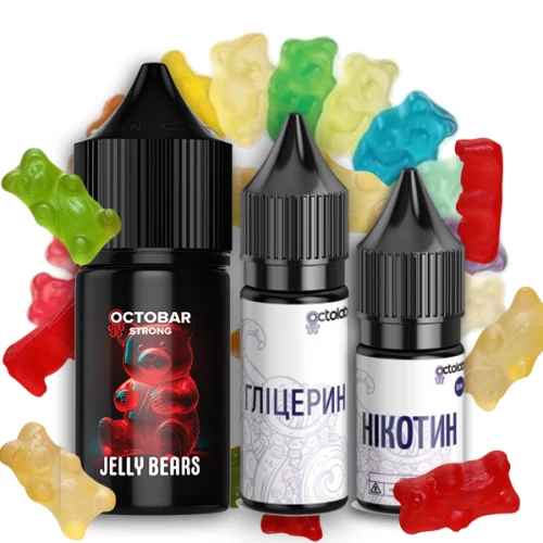 Набор Для Самозамеса Octobar Strong Jelly Bears (Желейные Медведи) 30 мл купить
