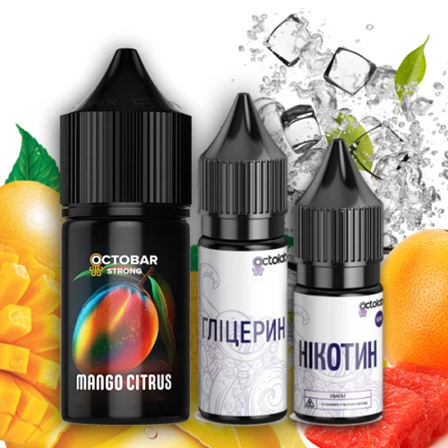 Набор Для Самозамеса Octobar Strong Mango Citrus (Манго Цитрус) 30 мл купить