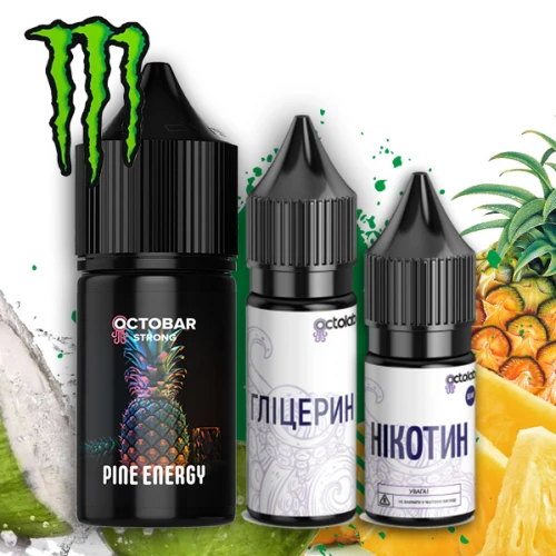Набор Для Самозамеса Octobar Strong Pine Energy (Пайн Энергетик) 30 мл купить