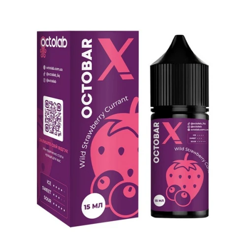Набір Для Самозамісу Octobar X Wild Strawberry Currant (Дика Полуниця Смородина) 30 мл купить