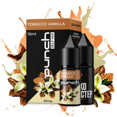 Набор Для Самозамеса Punch Tobacco Vanilla (Табак Ваниль) 15 мл купить