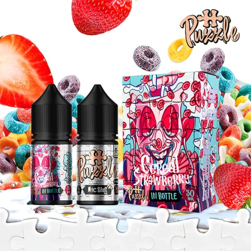 Набір Для Самозамісу Puzzle In Bottle Cereal Strawberry (Пластівці Полуниця) 30 мл купить