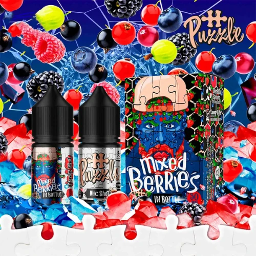 Набір Для Самозамісу Puzzle In Bottle Mixed Berries (Мікс Ягід) 30 мл купить
