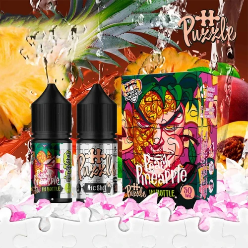 Набір Для Самозамісу Puzzle In Bottle Pineapple Peach (Ананас Персик) 30 мл купить