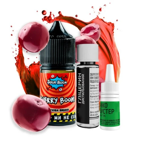 Набор Для Самозамеса Sour Boom Cherry Boom (Вишня Бум) 15 мл купить