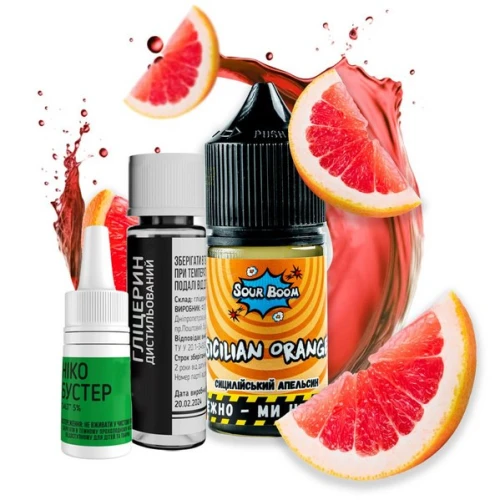 Набор Для Самозамеса Sour Boom Sicilian Orange (Сицилийский Апельсин) 30 мл купить