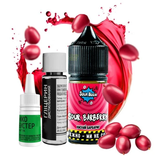 Набор Для Самозамеса Sour Boom Sour Barberry (Кислый Барабарис) 30 мл купить
