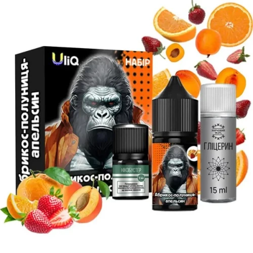 Набор Для Самозамеса Uliq Apricot Strawberry Orange (Абрикос Клубника Апельсин) 30 мл купить