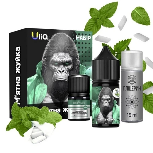 Набор Для Самозамеса Uliq Mint Gum (Мятная Жвачка) 30 мл купить