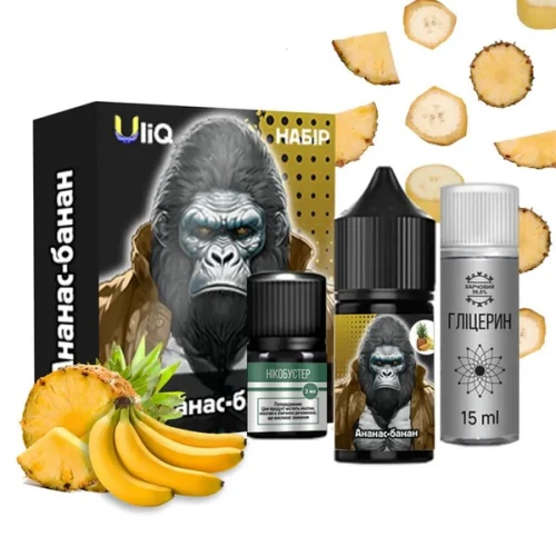 Набор Для Самозамеса Uliq Pineapple Banana (Ананас Банан) 30 мл купить