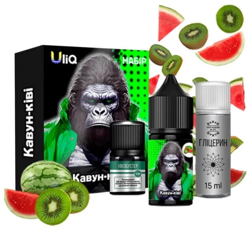 Набор Для Самозамеса Uliq Watermelon Kiwi (Арбуз Киви) 30 мл купить
