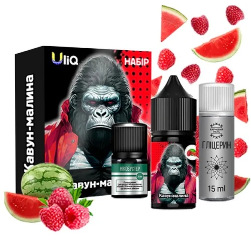Набор Для Самозамеса Uliq Watermelon Raspberry (Арбуз Малина) 30 мл купить