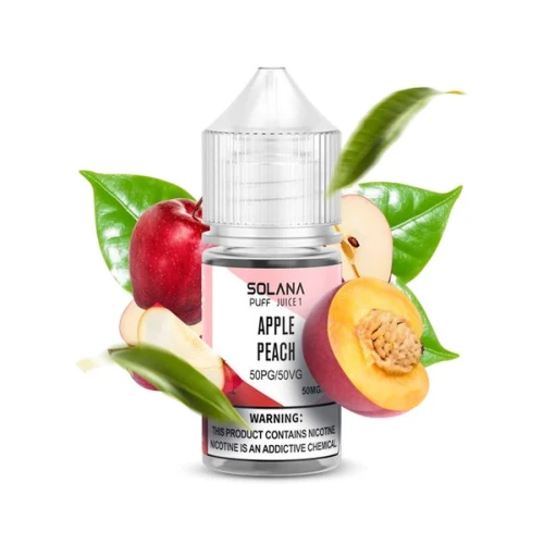 Рідина на сольовому нікотині Solana 1 Apple Peach (Яблуко Персик) 30 мл купить