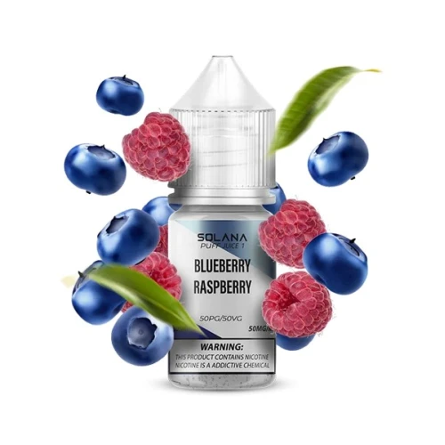 Жидкость на солевом никотине Solana 1 Blueberry Raspberry (Черника Малина) 30 мл купить