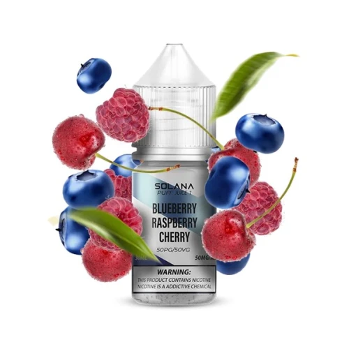 Жидкость на солевом никотине Solana 1 Blueberry Raspberry Cherry (Черника Малина Вишня) 30 мл купить