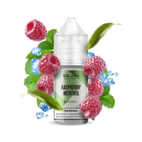 Рідина на сольовому нікотині Solana 1 Raspberry Menthol (Малина Ментол) 30 мл купить
