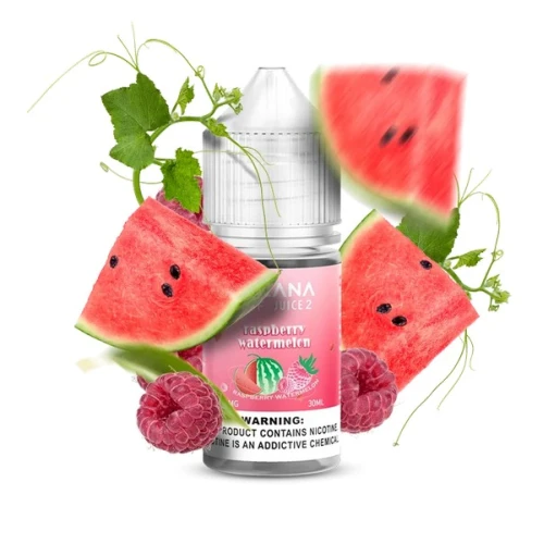 Жидкость на солевом никотине Solana 2 Raspberry Watermelon (Малина Арбуз) 30 мл купить