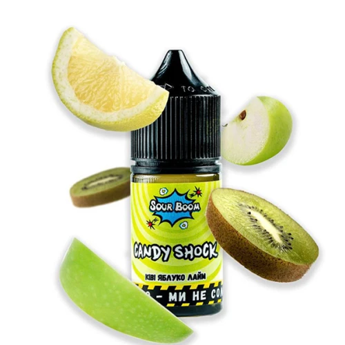 Рідина на сольовому нікотині Sour Boom Candy Shock (Кенді Шок) 30 мл купить