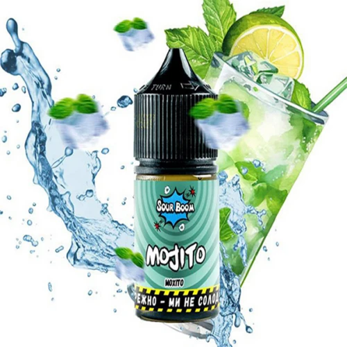 Рідина на сольовому нікотині Sour Boom Mojito (Мохіто) 30 мл купить