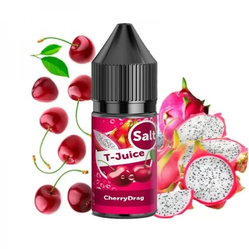 Рідина на сольовому нікотині Salt T-Juice Cherry Drag (Вишня Драгонфрукт) 30мл купить