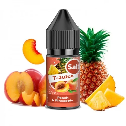 Рідина на сольовому нікотині Salt T-Juice Peach Pineapple (Персик Ананас) 30мл купить