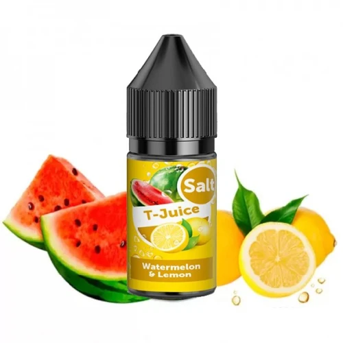 Рідина на сольовому нікотині Salt T-Juice Watermelon Lemon (Кавун Лимон) 30мл купить