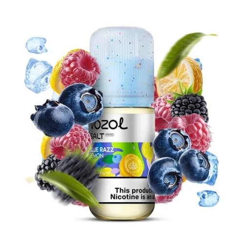 Жидкость на солевом никотине Vozol Prime Blue Razz Lemon (Блу Разз Лимон) 30 мл купить