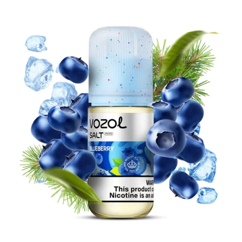 Рідина на сольовому нікотині Vozol Prime Blueberry Ice (Чорниця Лід) 30 мл купить