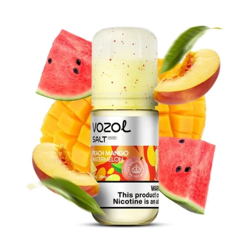 Жидкость на солевом никотине Vozol Prime Peach Mango Watermelon (Персик Манго Арбуз) 30 мл купить