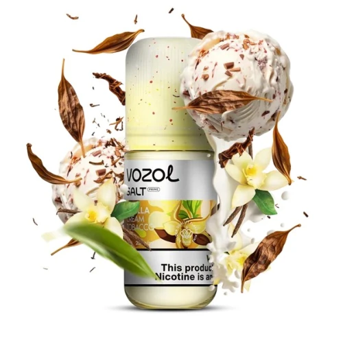 Жидкость на солевом никотине Vozol Prime Vanilla Cream Tabacco (Ваниль Крем Табак) 30 мл купить