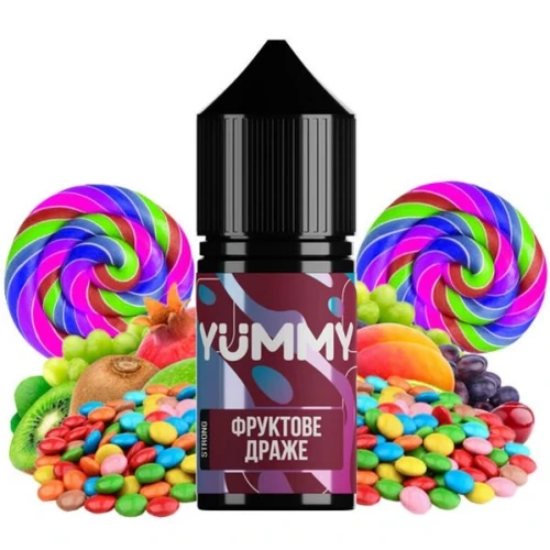 Рідина на сольовому нікотині Yummy Фруктове Драже (Фруктове Драже) 30 мл купить
