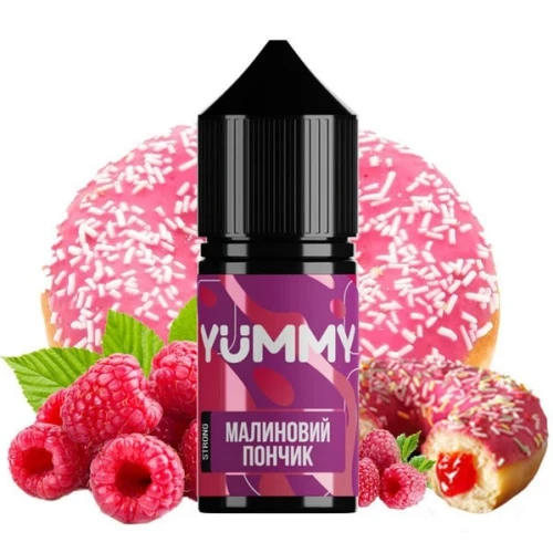 Рідина на сольовому нікотині Yummy Малиновий Пончик (Малиновий Пончик) 30 мл купить