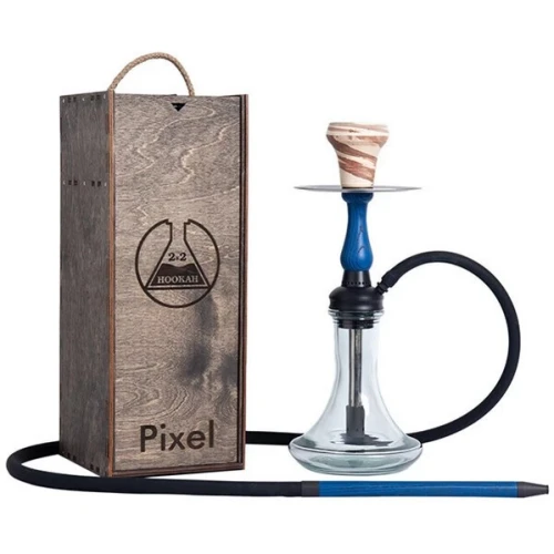 Кальян 2x2 Hookah Pixel Blue Dark (Синій) купить