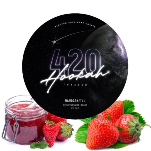 Табак 420 Dark Line Strawberry Jam (Клубничный Джем) 40гр купить