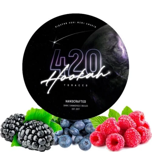 Табак 420 Dark Line Berry Blast (Ягодный Взрыв) 100гр купить