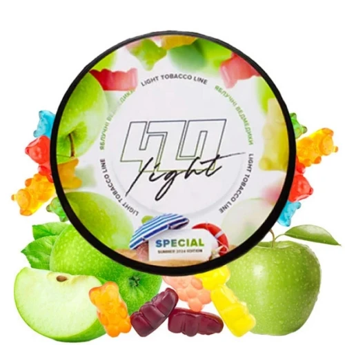 Табак 420 Light Line Apple Bears (Яблочные Мишки) 100гр купить