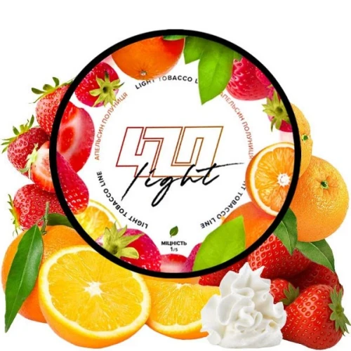 Табак 420 Light Line Orange Strawberry (Апельсин Клубника) 100гр купить
