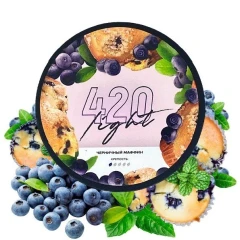 Табак 420 Light Line Blueberry Muffin (Черничный Маффин) 100гр купить