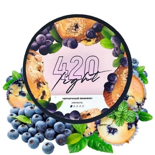Табак 420 Light Line Blueberry Muffin (Черничный Маффин) 100гр купить