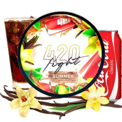 Табак 420 Light Line Vanilla Cola (Ванильная Кола) 100гр купить