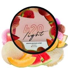 Табак 420 Light Line Watermelon and Melon Sorbet (Арбузно-Дынный Сорбет) 250гр купить