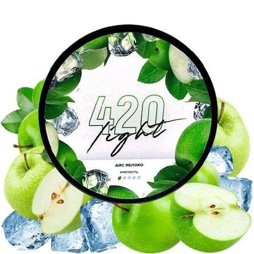 Тютюн 420 Light Line Ice Apple (Айс Яблуко) 40гр купить