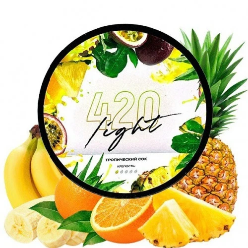 Табак 420 Light Line Tropical Juice (Тропический Сок) 40гр купить